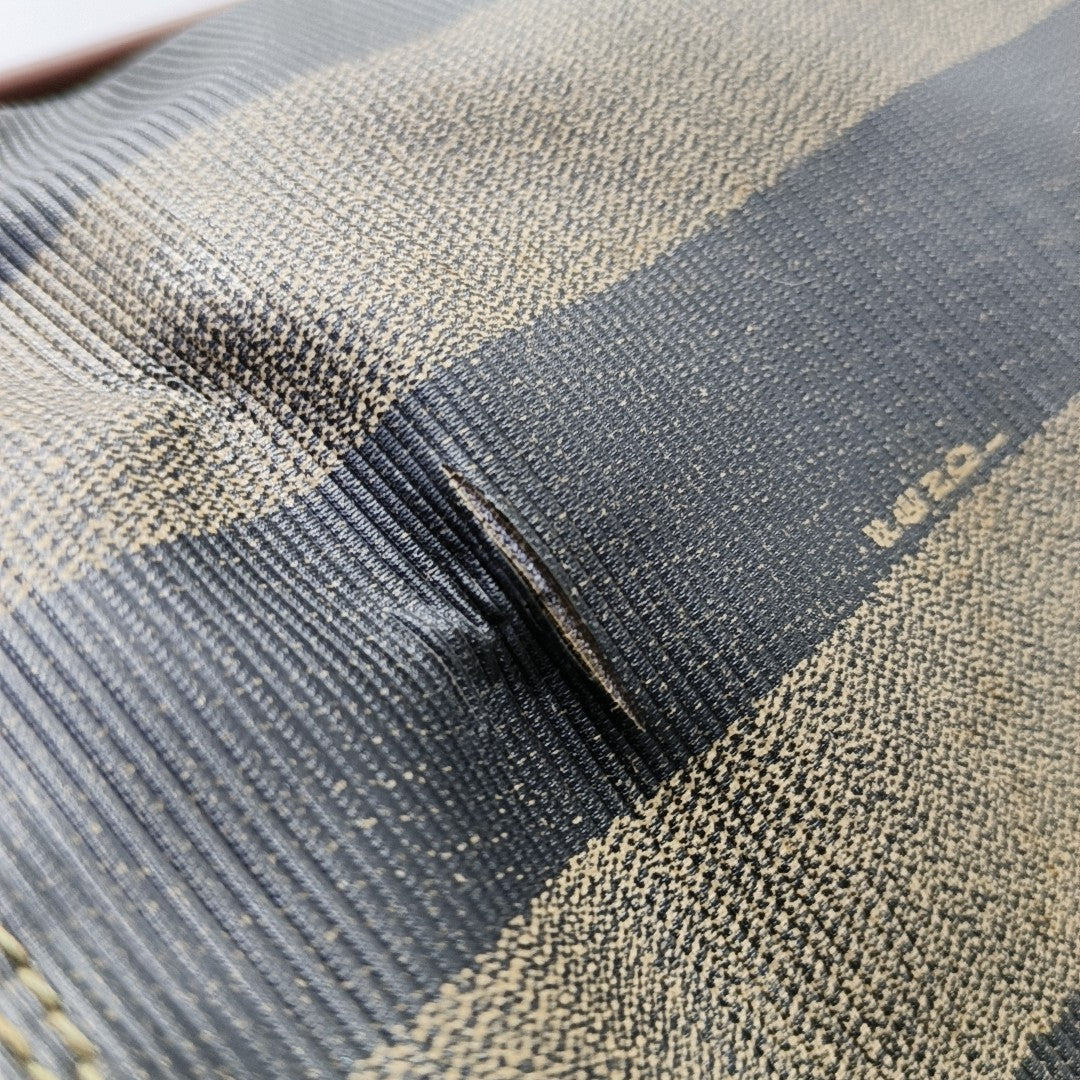 Pequin Coated Canvas Brown