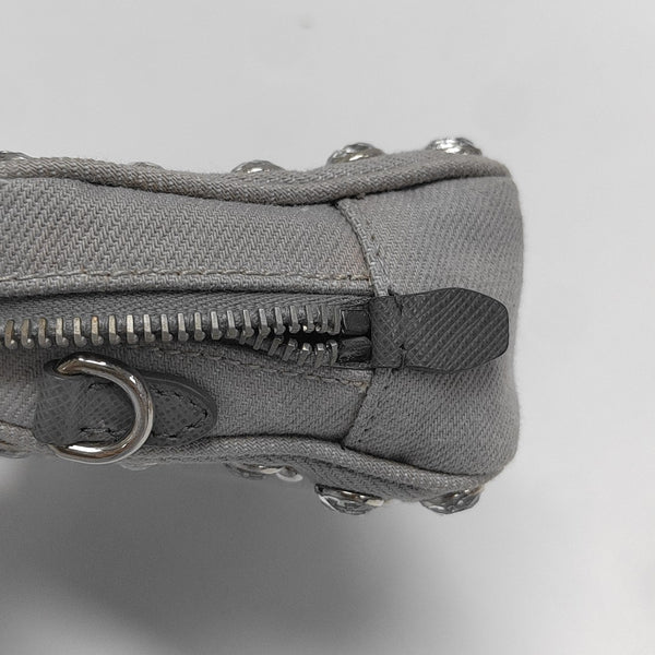 Canvas Shoulder Bag Gray