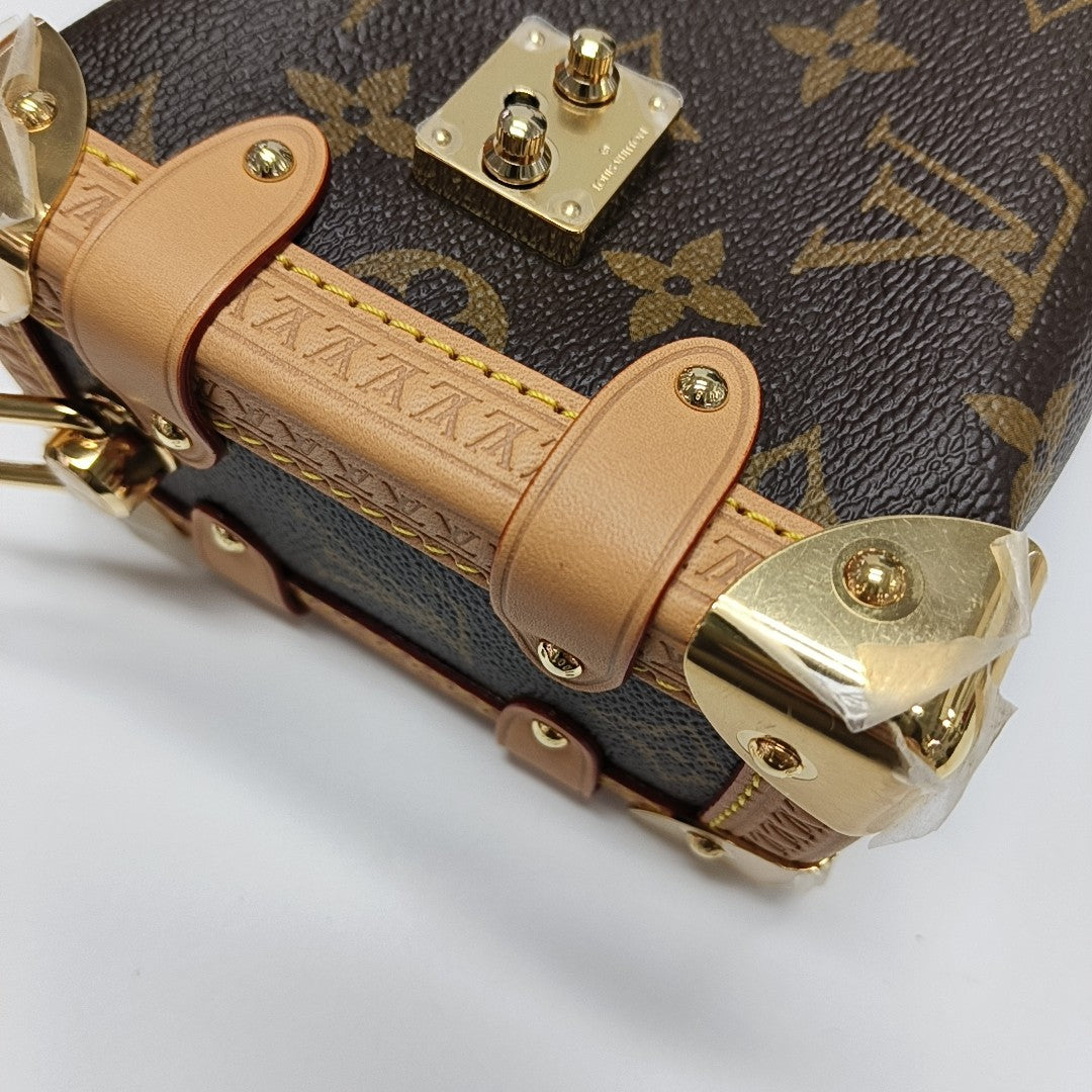 SIDE TRUNK PM Monogram Coated Canvas Brown