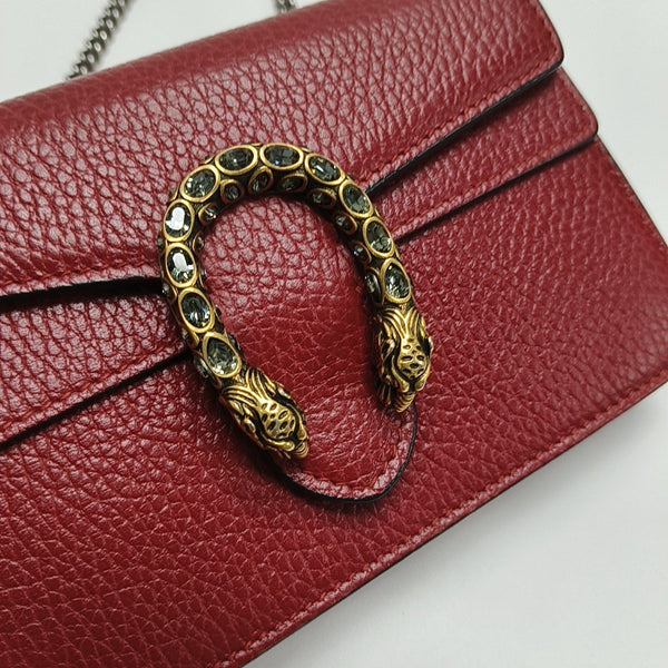 Dionysus Super Mini Calfskin Red