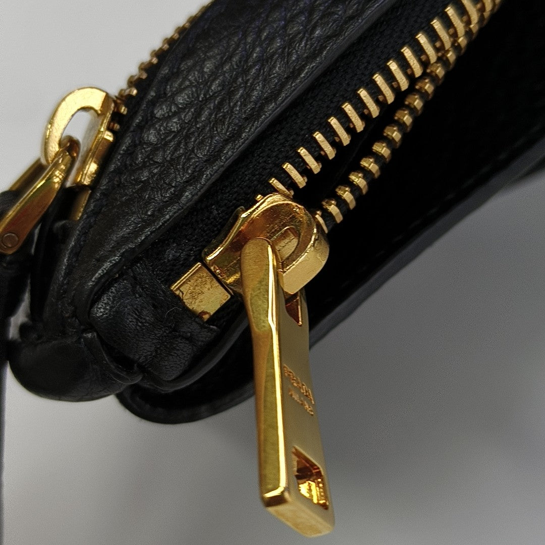 Calfskin Belt Bag Black