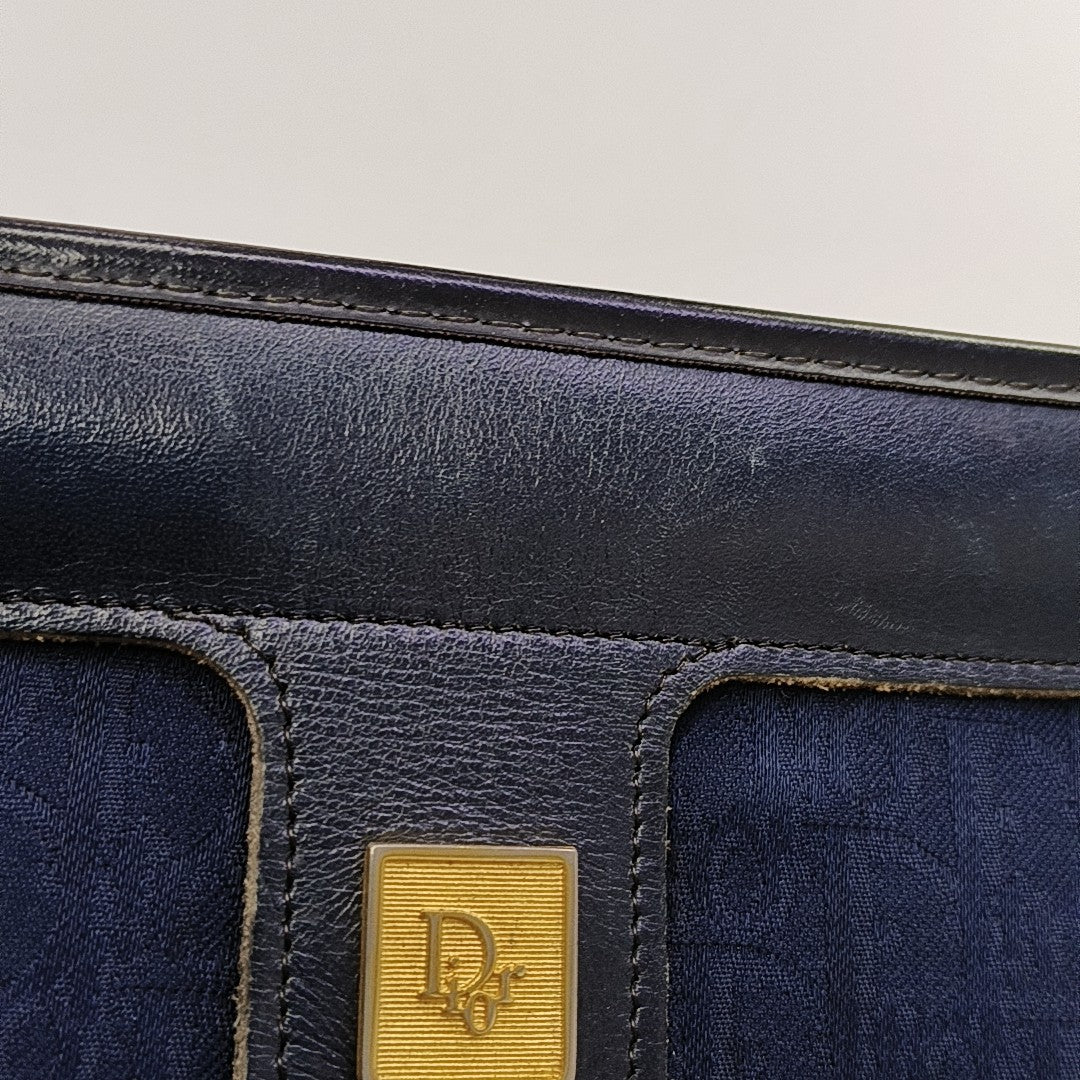 Vintage Honeycomb Oblique Canvas Blue
