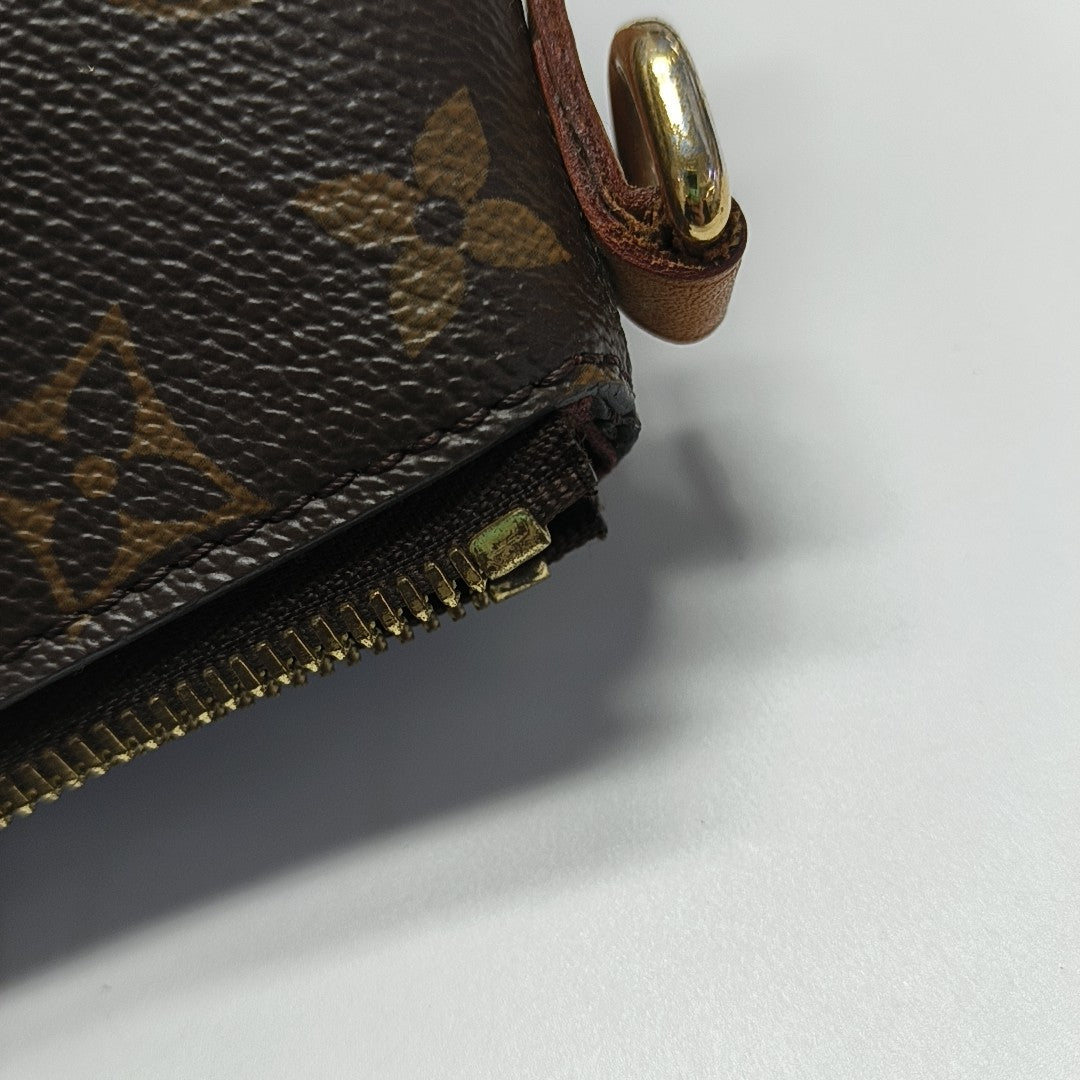 TURENNE Monogram Coated Canvas Brown