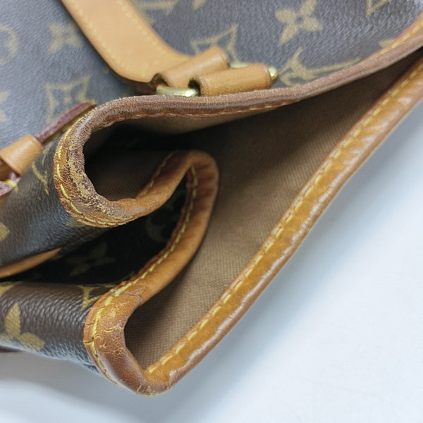 BATIGNOLLES MM Monogram Coated Canvas Brown