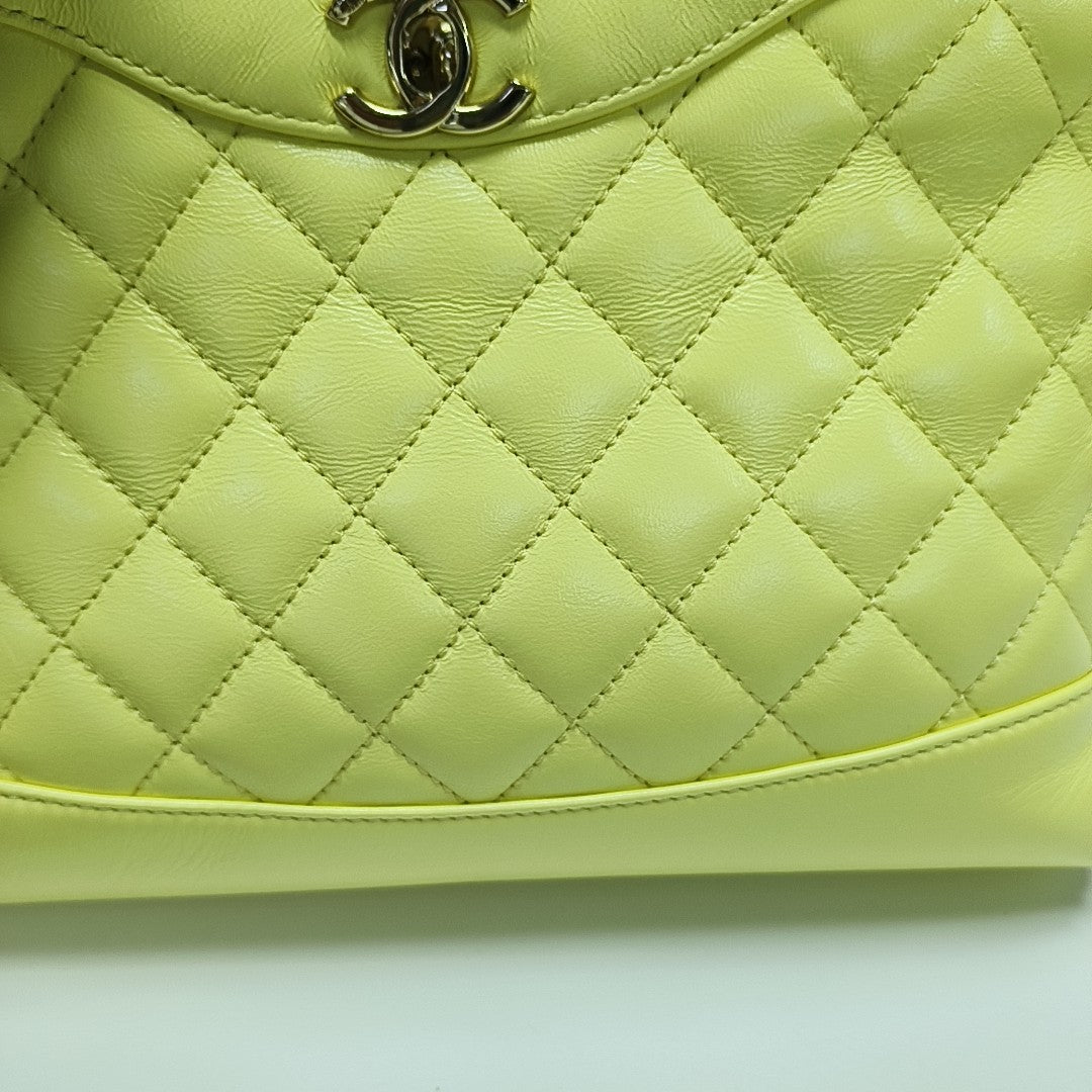 CHANEL 31 Quilted Lambskin Yellow