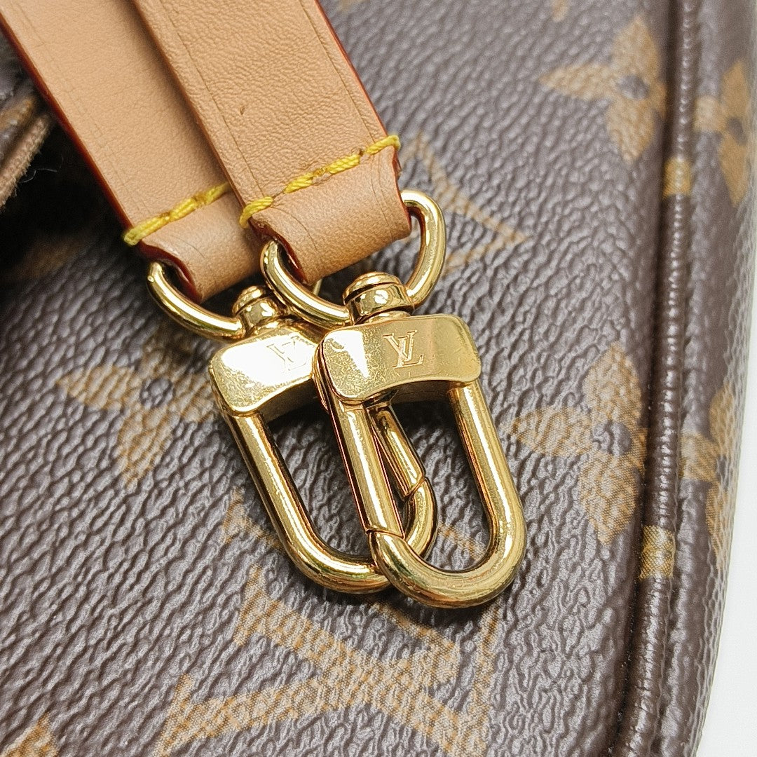 IVY Monogram Coated Canvas Brown