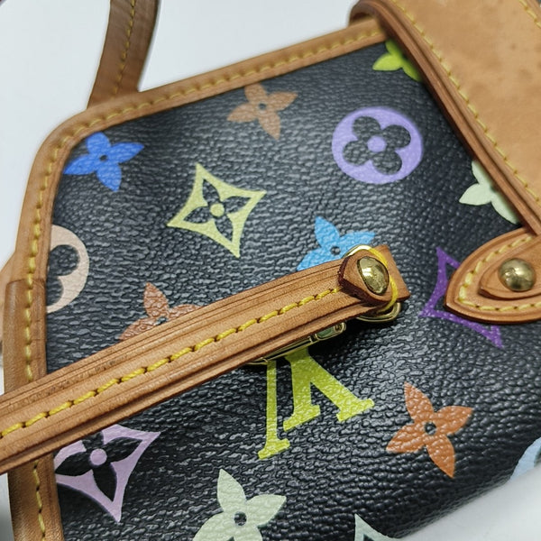 SHIRLEY Monogram Coated Canvas Black