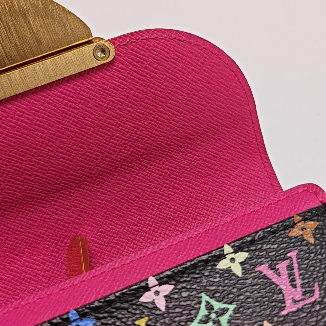 LV × TM KOALA Monogram Coated Canvas Black Wallet