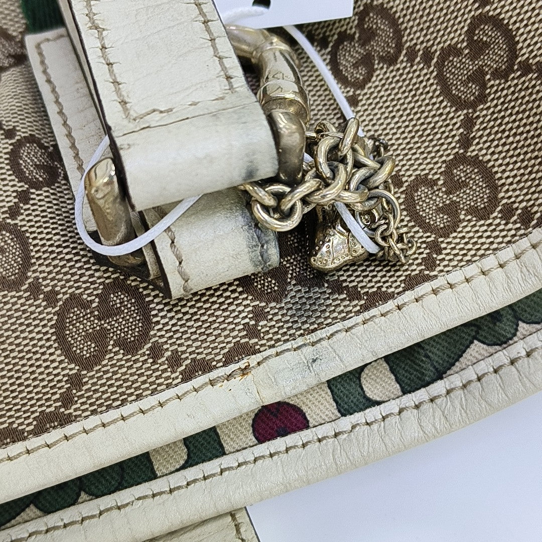 Jolicoeur Medium Monogram Coated Canvas Beige