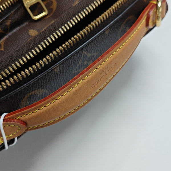 UTILITY Monogram Coated Canvas Brown