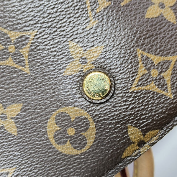 MONTAIGNE BB Monogram Coated Canvas Brown