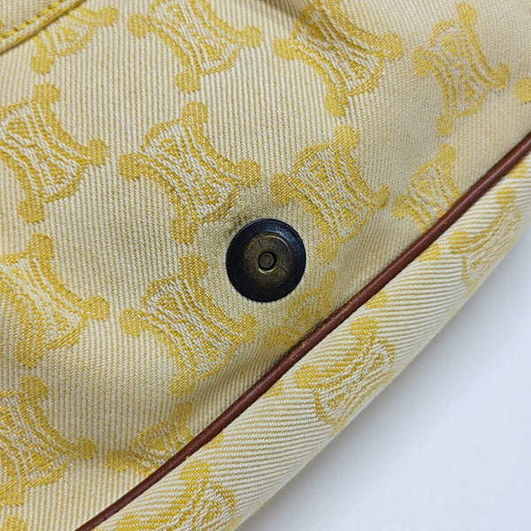 Canvas Top Handle Bag Yellow