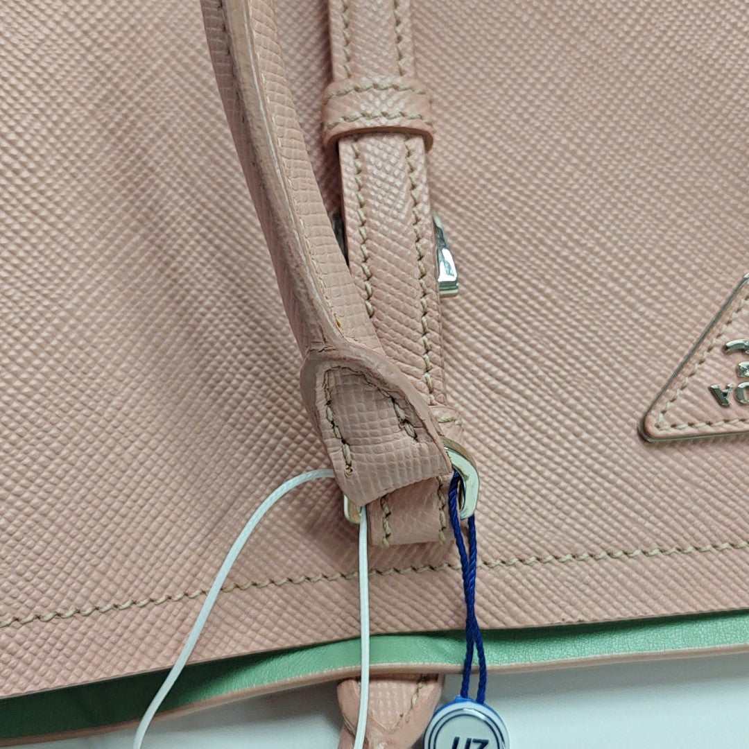 Saffiano Calfskin Tote Bag Pink
