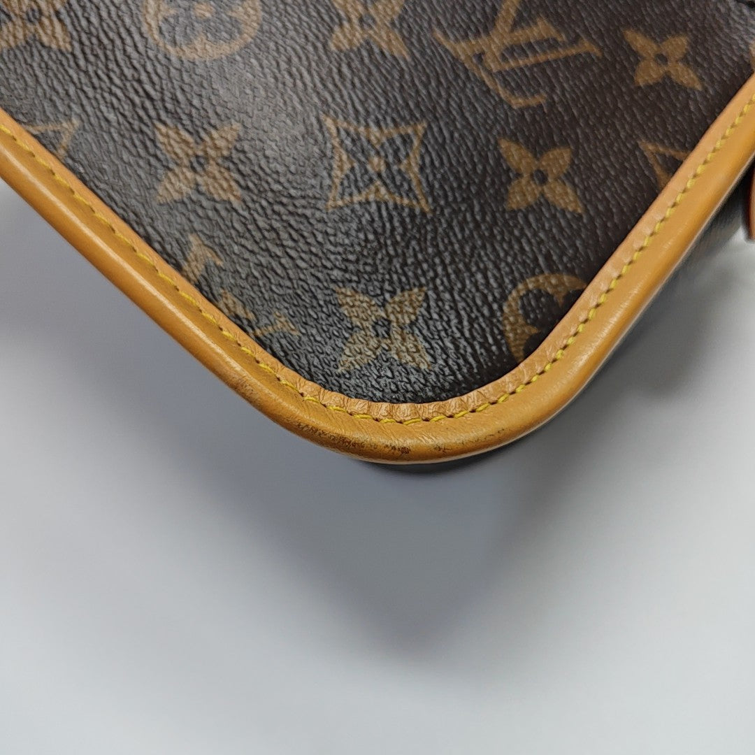 DIANE Monogram Coated Canvas Brown