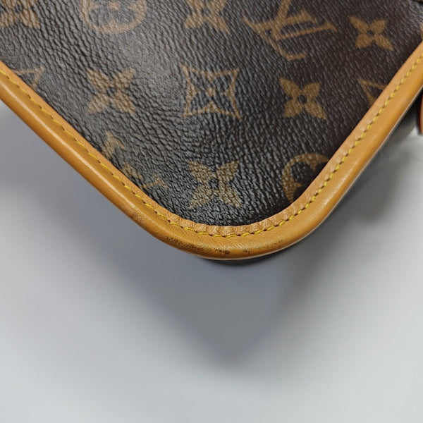 DIANE Monogram Coated Canvas Brown