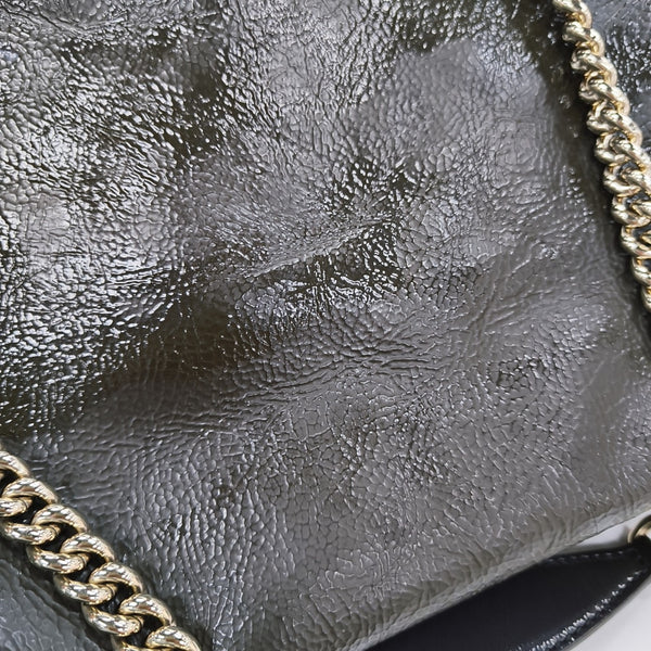 Soho Large Patent Leather Green
