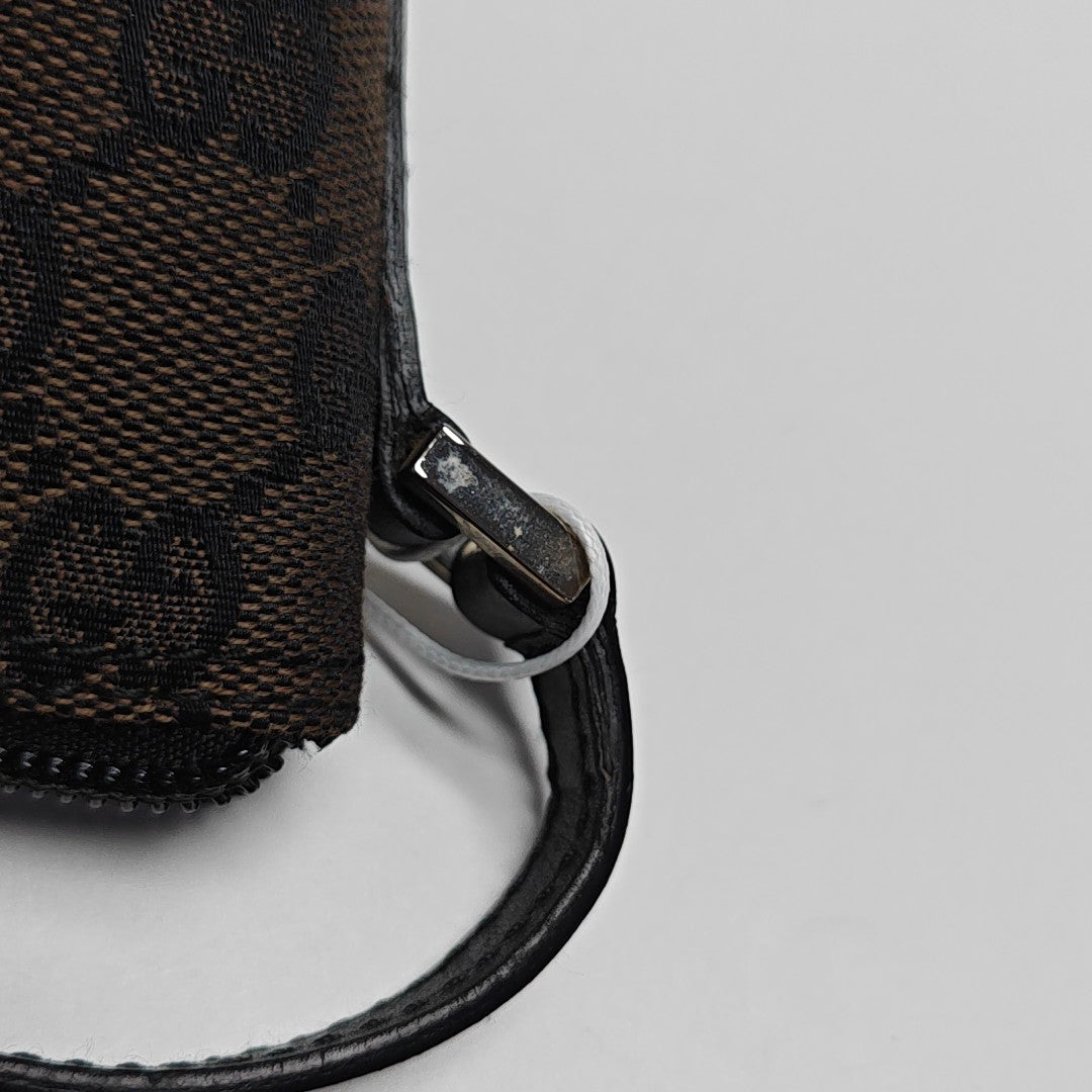 Monogram Canvas Top Handle Bag Brown