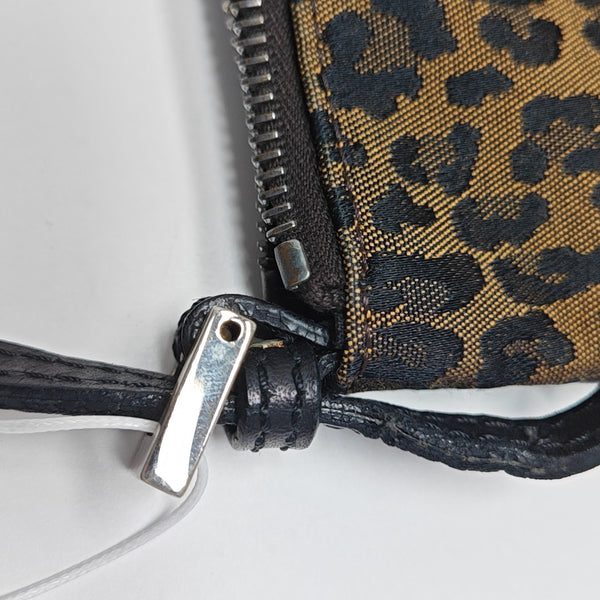 Fabric Shoulder Bag Brown