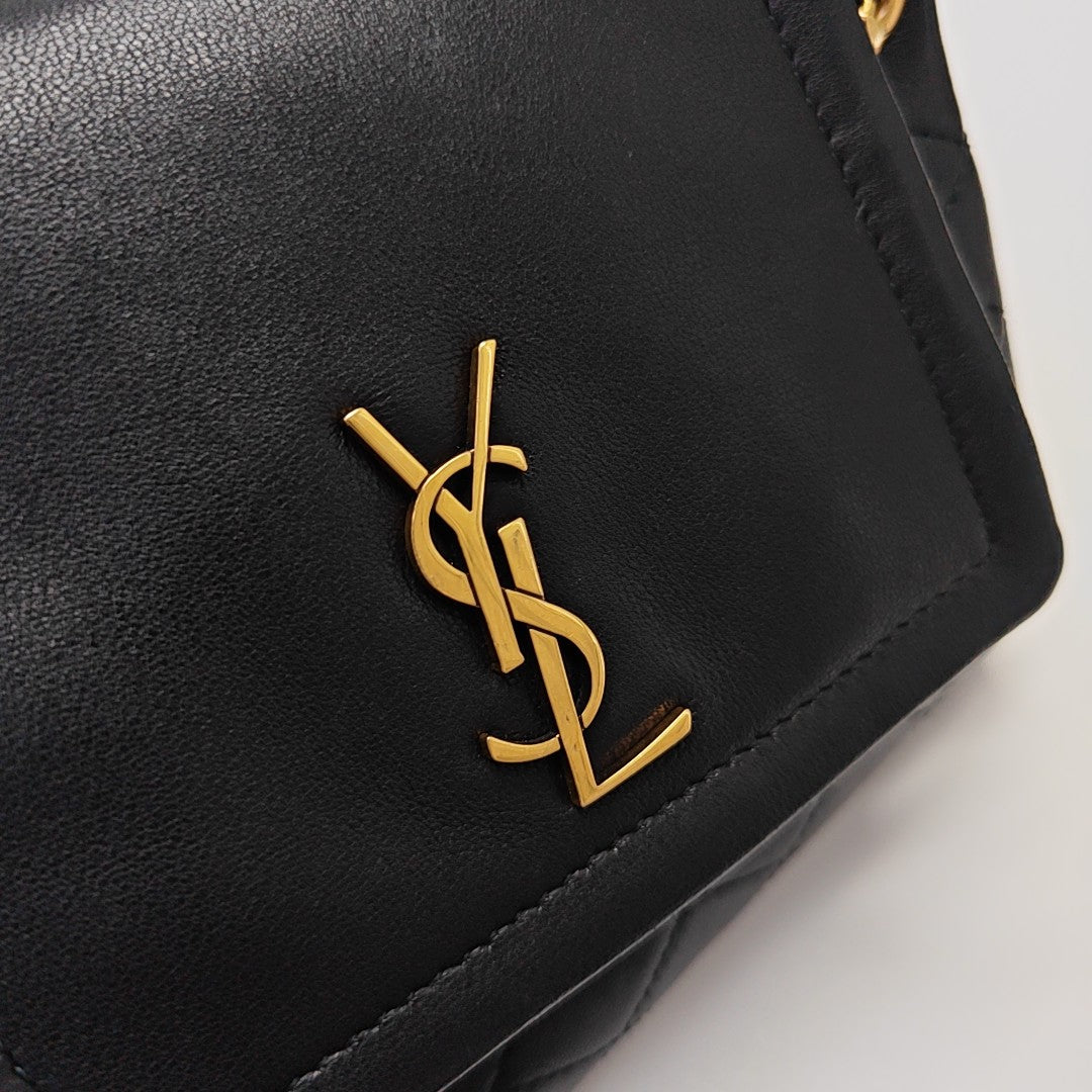 NOLITA Mini Quilted Lambskin Black