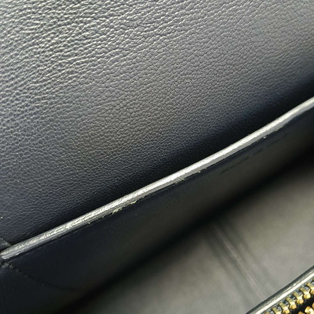 FRAME Medium Calfskin Blue