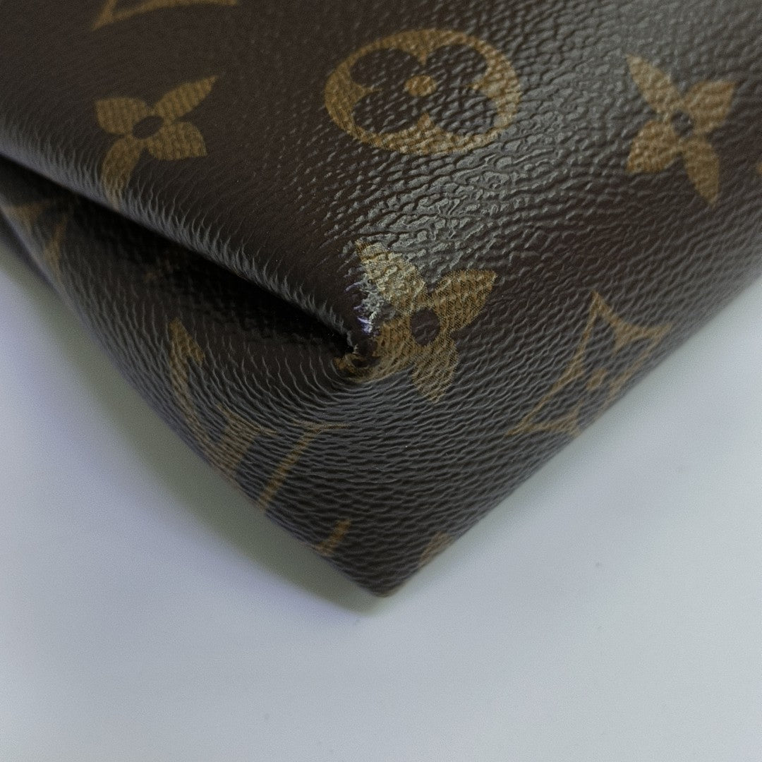 PALLAS BB Monogram Coated Canvas Brown