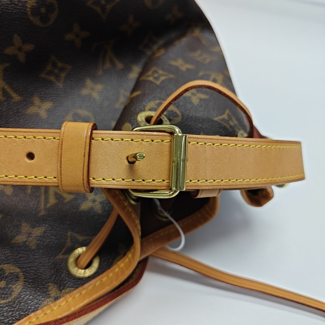 NOÉ BB Monogram Coated Canvas Brown
