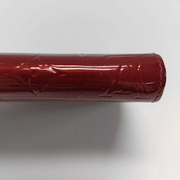 ZIPPY Monogram Patent Calfskin Red Wallet