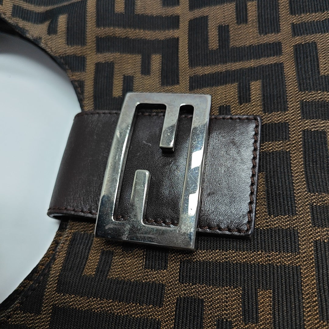 Canvas Top Handle Bag Brown