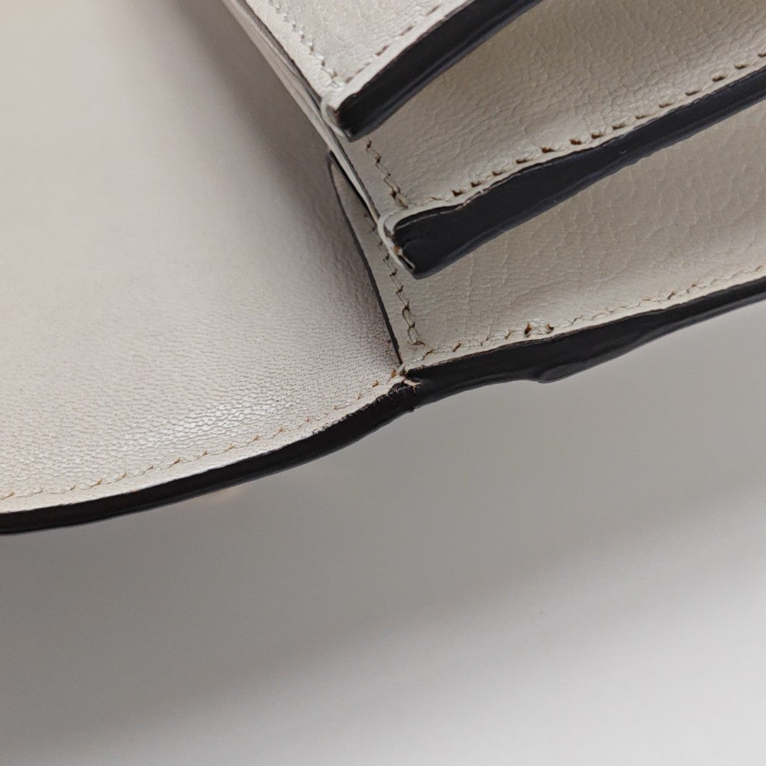 Calfskin Shoulder Bag White