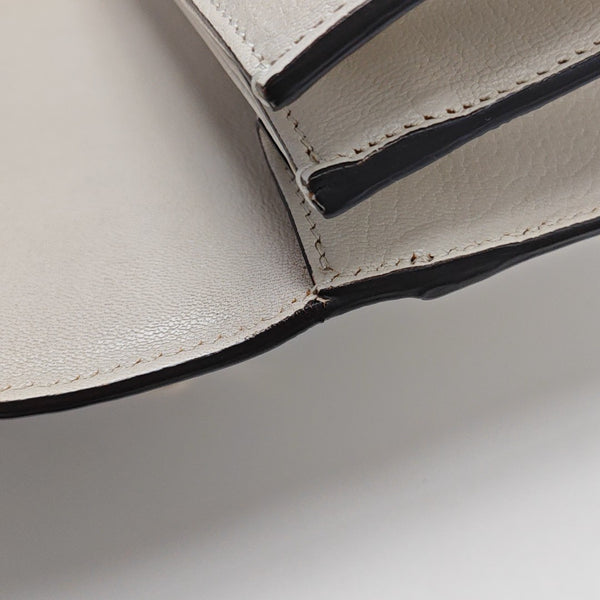 Calfskin Shoulder Bag White