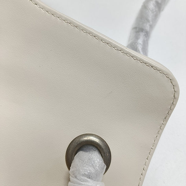 GG Marmont Medium Quilted Calfskin White