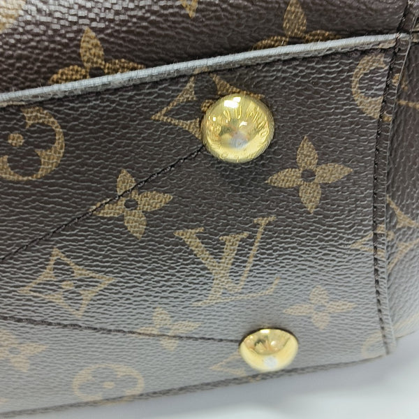 MONTAIGNE Monogram Coated Canvas Brown
