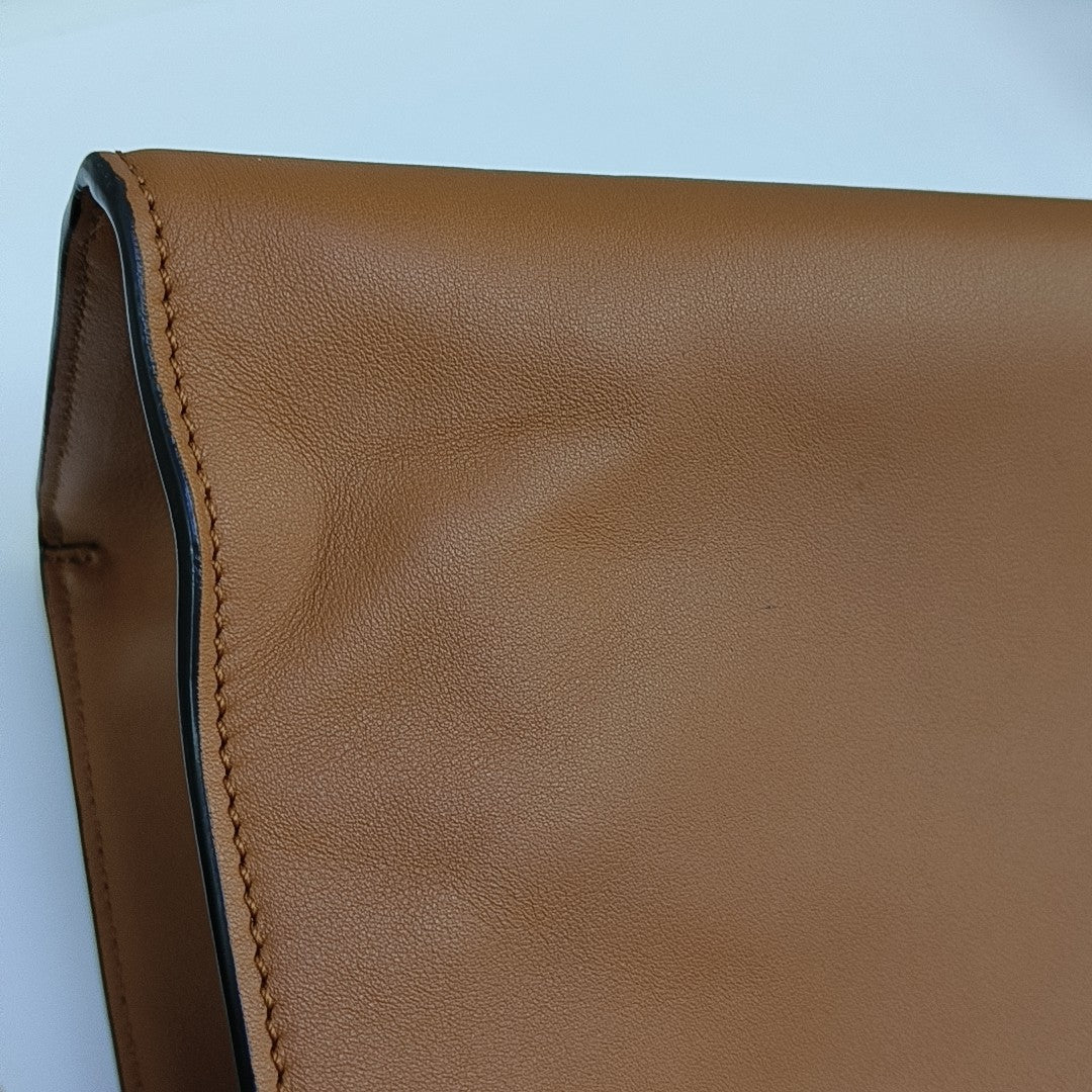Peekaboo Large Calfskin Brown