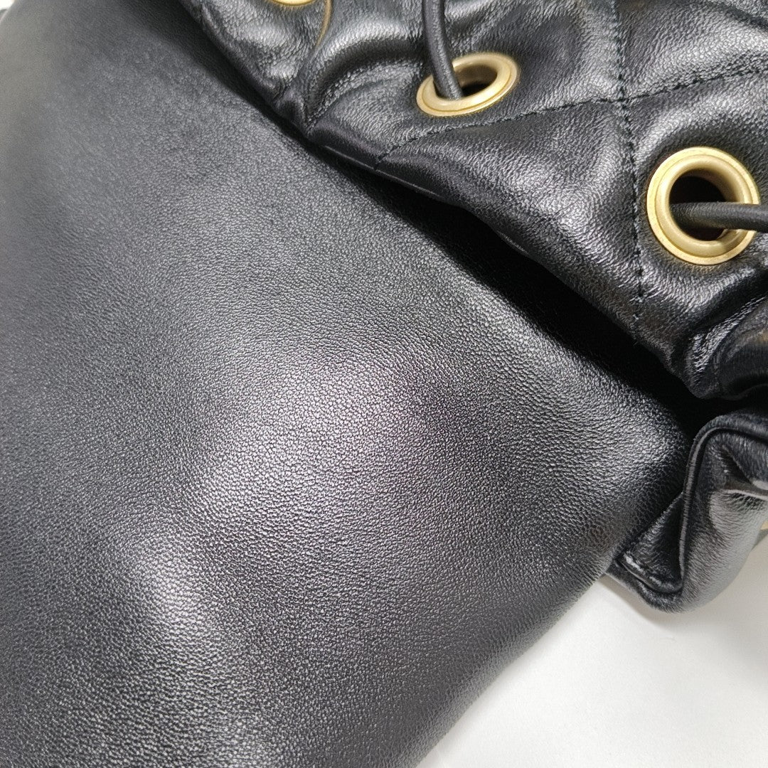 CHANEL 19 Mini Quilted Lambskin Black