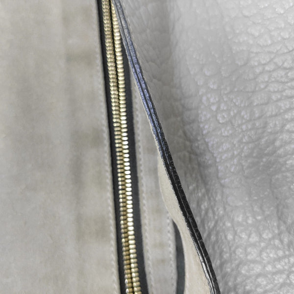 Calfskin Shoulder Bag Gray