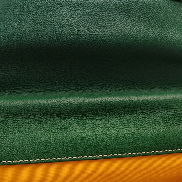 Saint Léger Coated Canvas Green