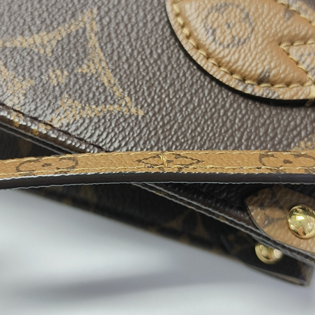 ONTHEGO BB Monogram Coated Canvas Brown