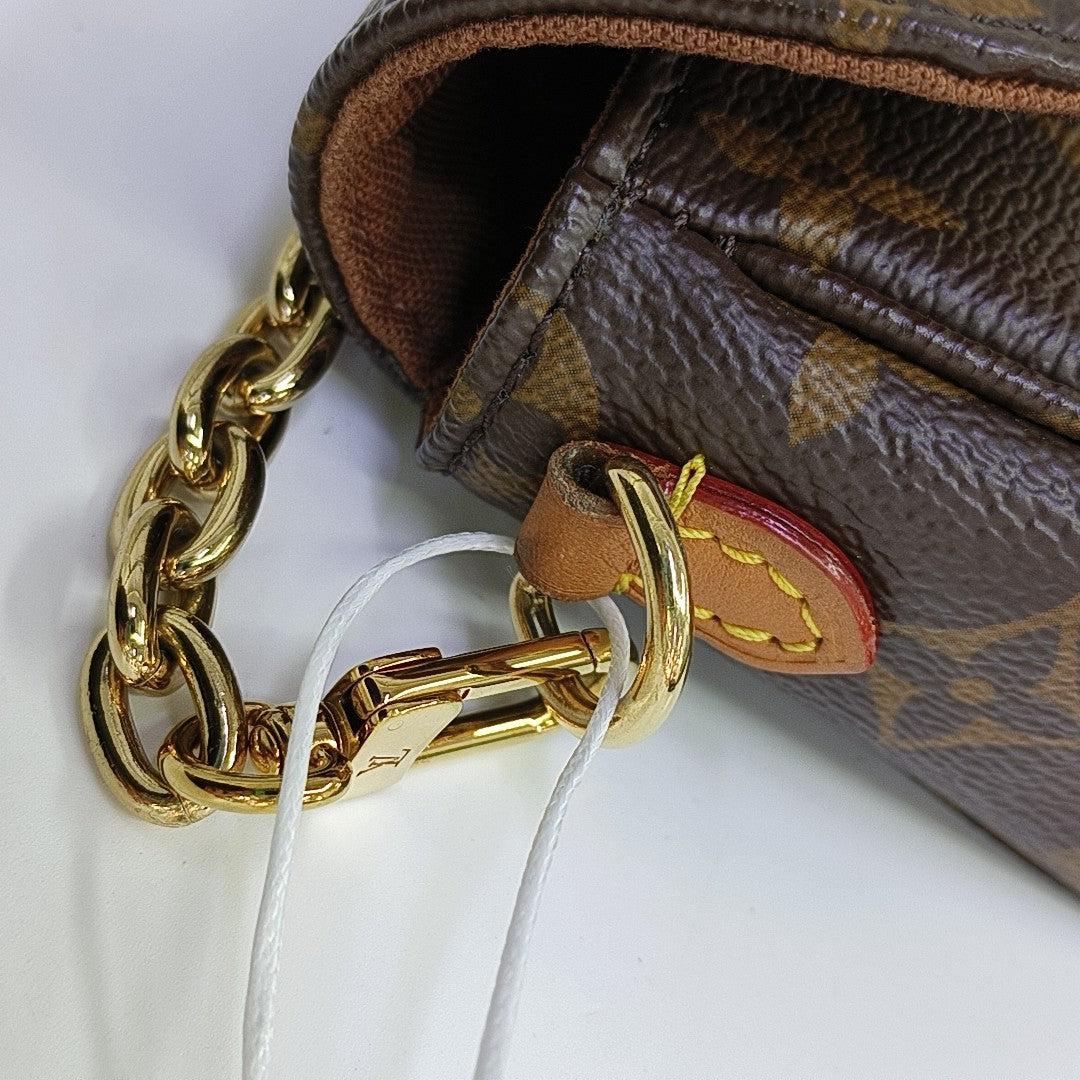 IVY Monogram Coated Canvas Brown