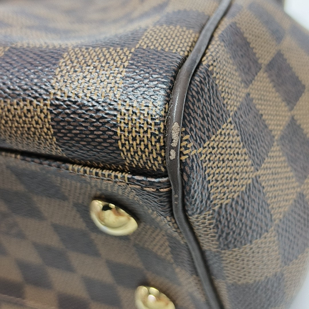 TREVI PM Damier Ebene Coated Canvas Brown