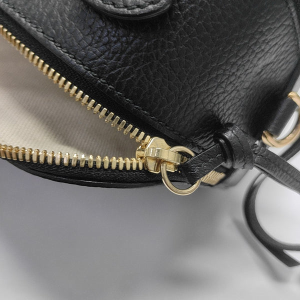 Calfskin Shoulder Bag Black