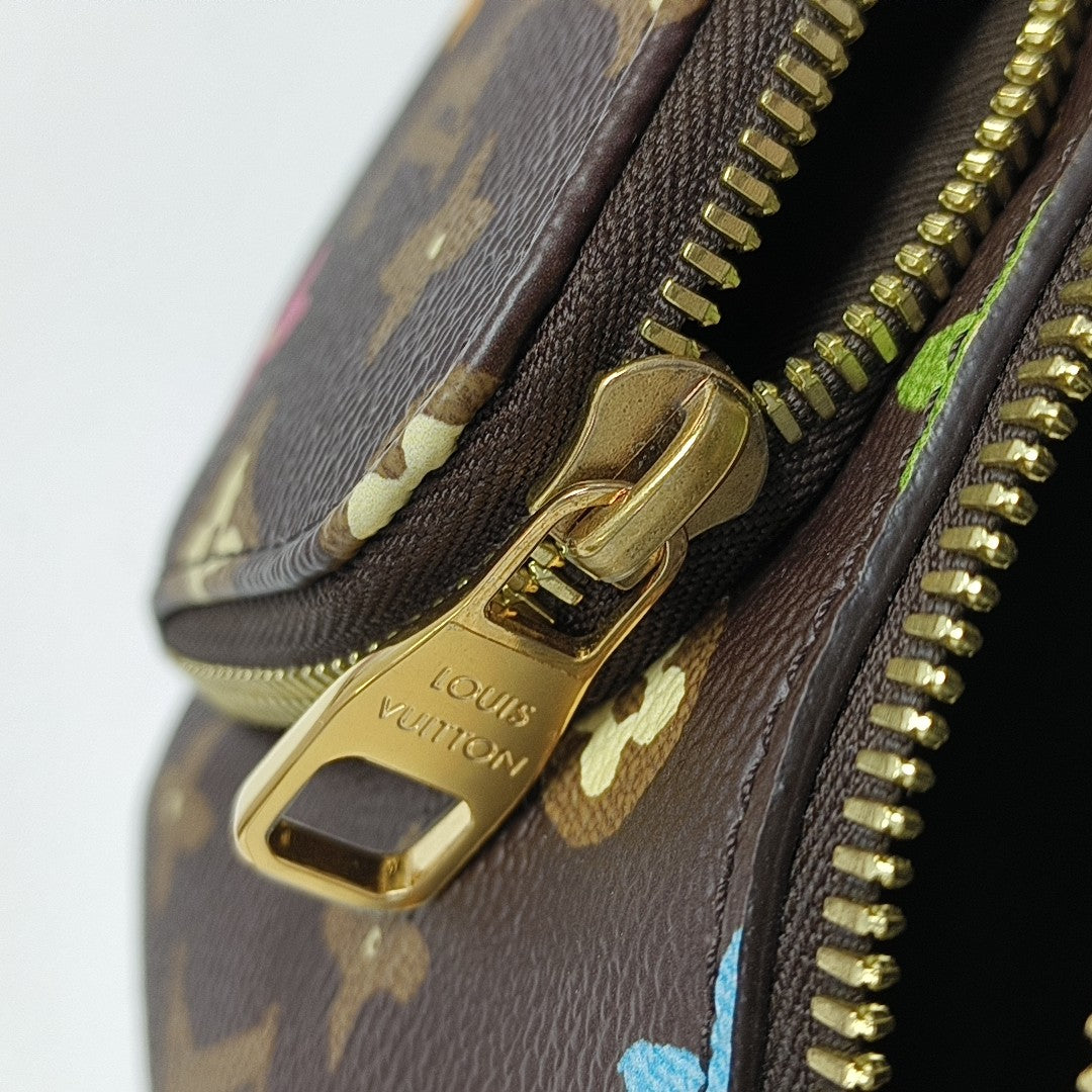 RUSH Monogram Coated Canvas Brown