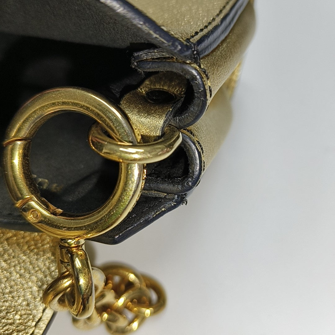 Buckle Leather Gold