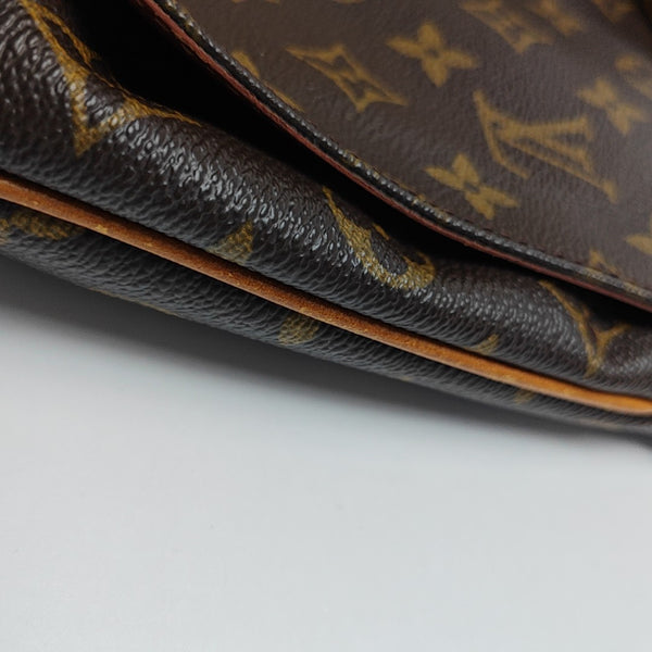 MUSETTE TANGO Monogram Coated Canvas Brown