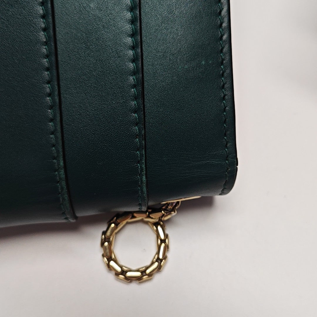 SERPENTI FOREVER Small Calfskin Green