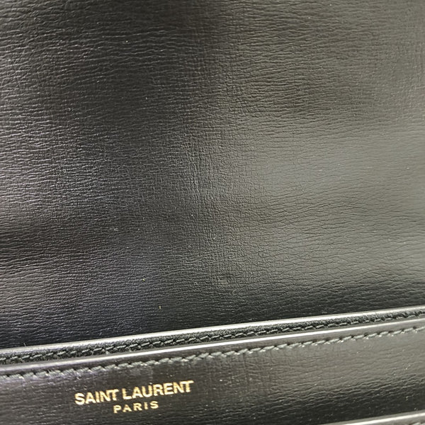 SUNSET Medium Calfskin Black
