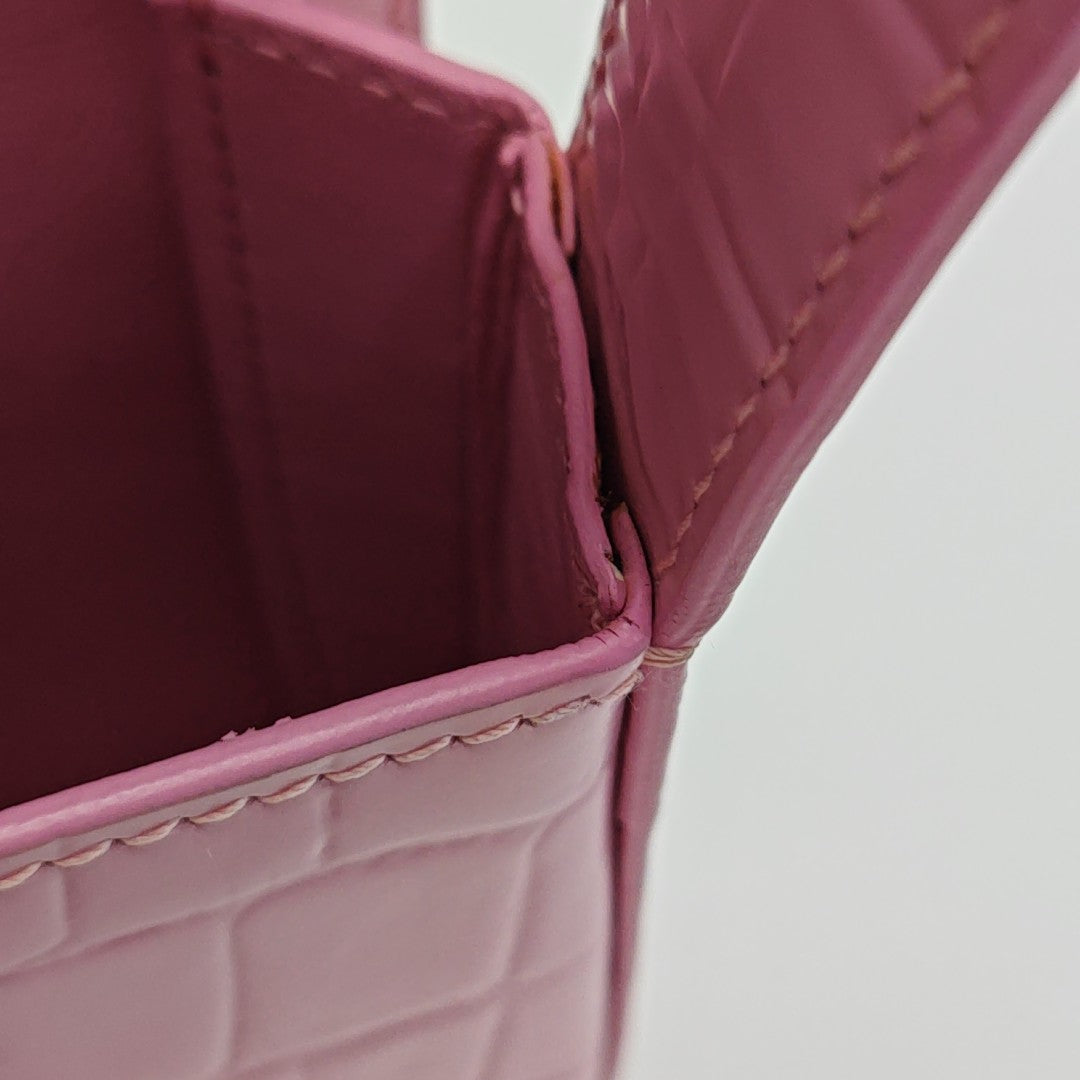 Calfskin Shoulder Bag Pink