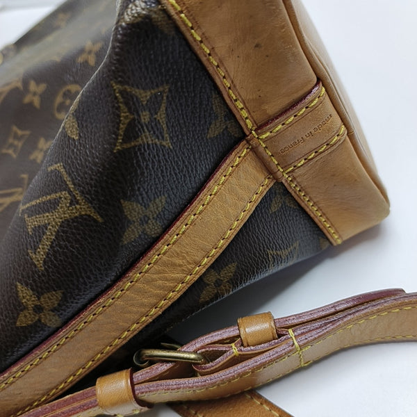 NOÉ BB Monogram Coated Canvas Brown