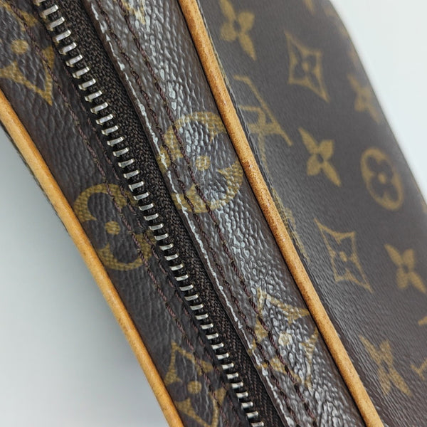 CROISSANT PM Monogram Coated Canvas Brown