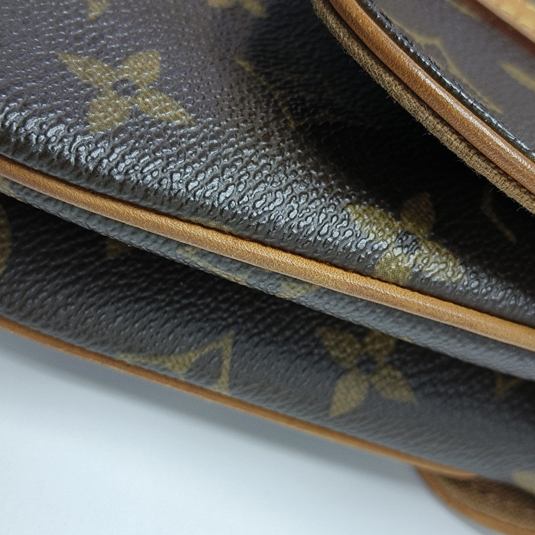 MARELLE Monogram Coated Canvas Brown