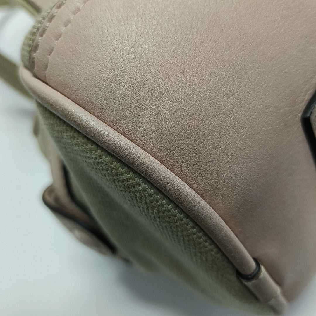 Canvas Shoulder Bag Beige